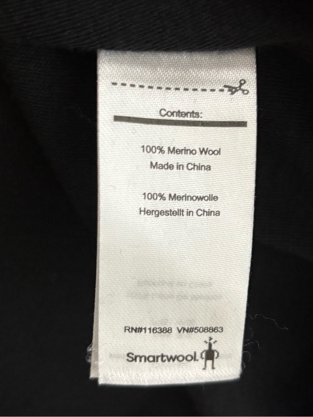 Smartwool Merino 250 Black 1/4 Zip Thermal Base Layer 100% Merino Wool Women’s L - Picture 4 of 5